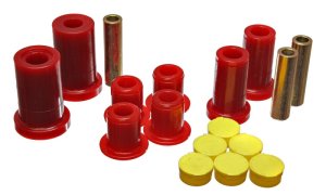 Ford F-250 Control Arm Bushing Kit - Front - Energy Suspension - Hyper-Flex Performance Polyurethane - Red - `97-`03